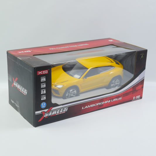 1:16 Remote Control Lamborghini Urus with USB Charging - Yellow - Ages 8+