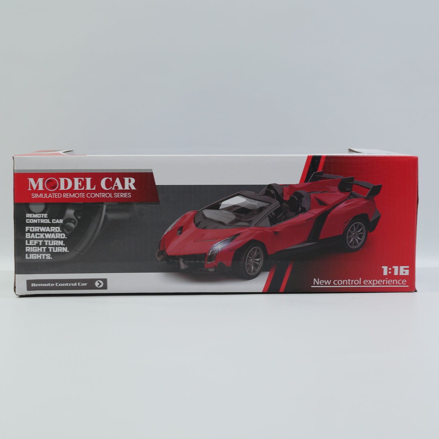1:16 Remote Control Sports Car with USB Charging - Blue - Ages 3+