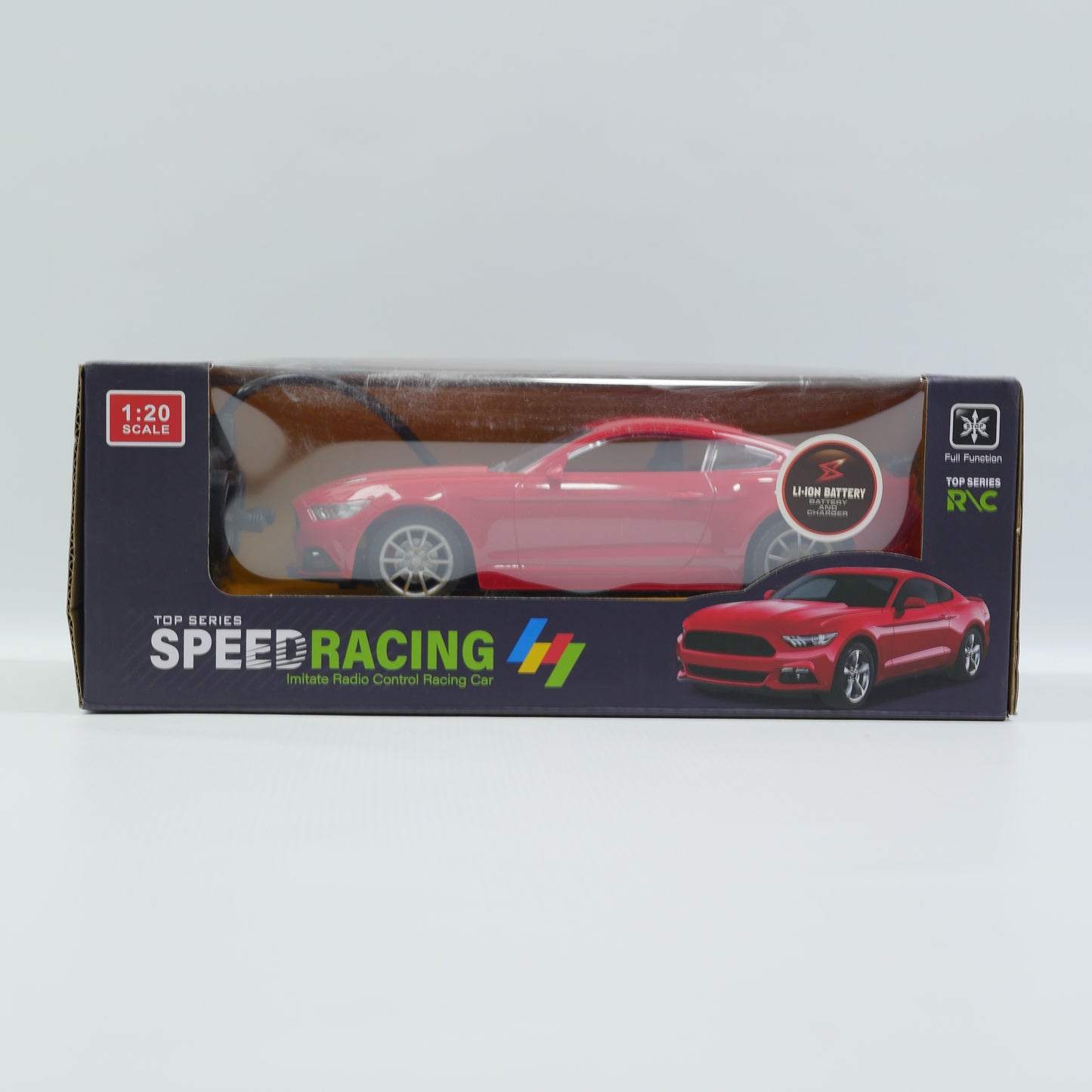 1:20 Remote Control Chevrolet Sports Car with USB Charging - Red