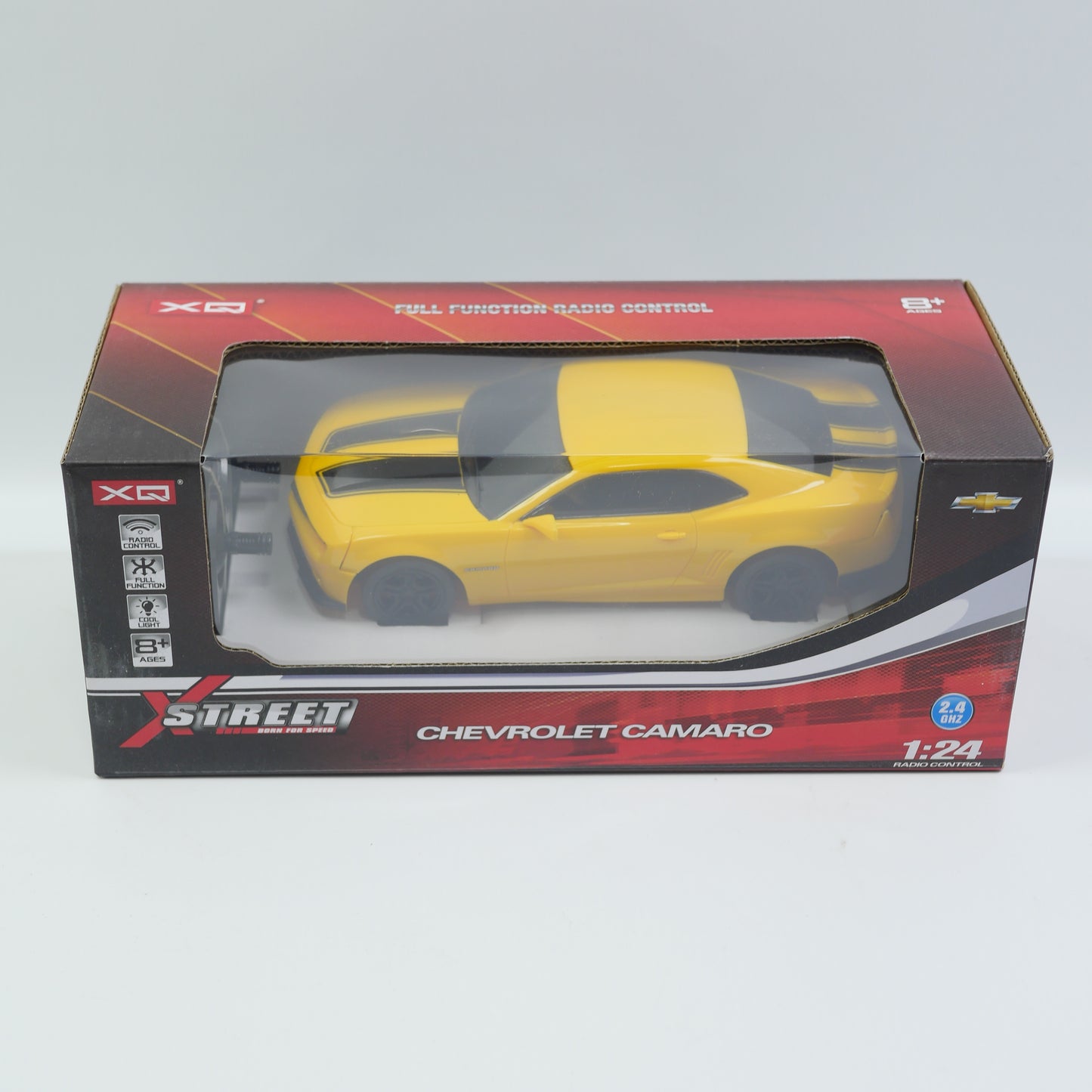 1:24 Remote Control Chevrolet Camaro - Yellow - Ages 8+