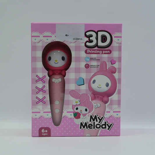 3D Printing Pen with USB - Pink - Age 6+