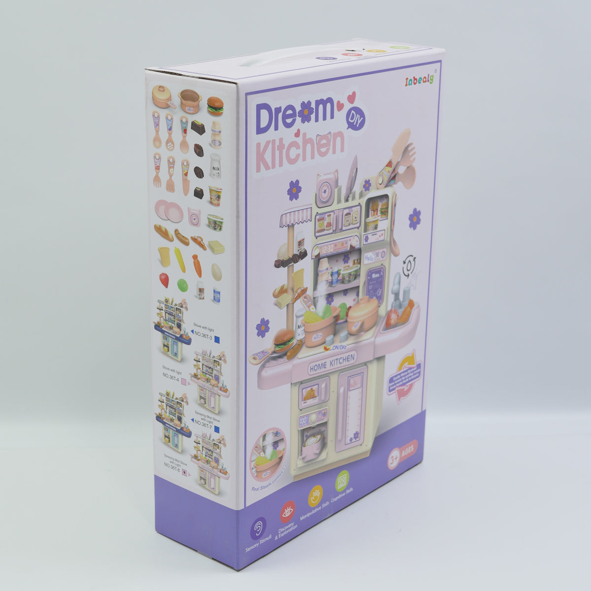 46 Piece Dream Kitchen Playset for Kids