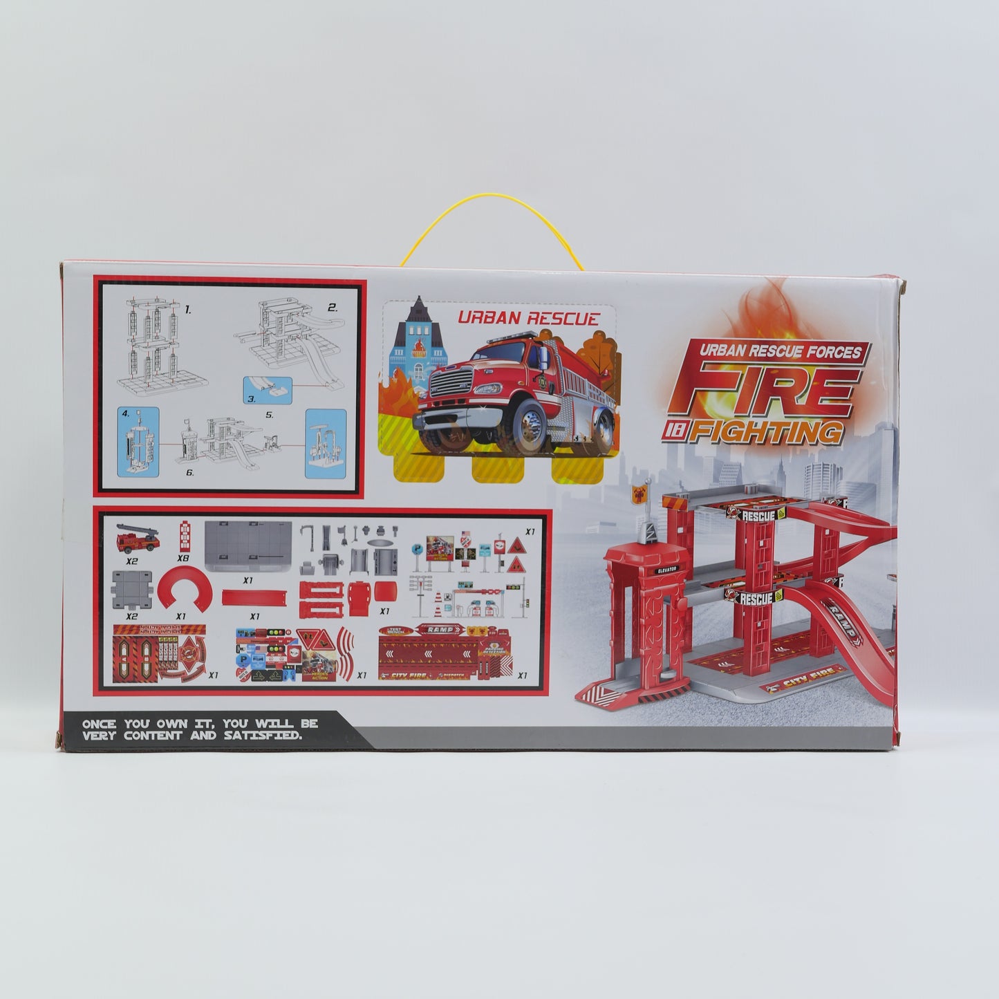 47 Piece Fire Rescue Track Set - Ages 3+