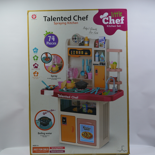 74 Piece Musical Spray Kitchen Play Set