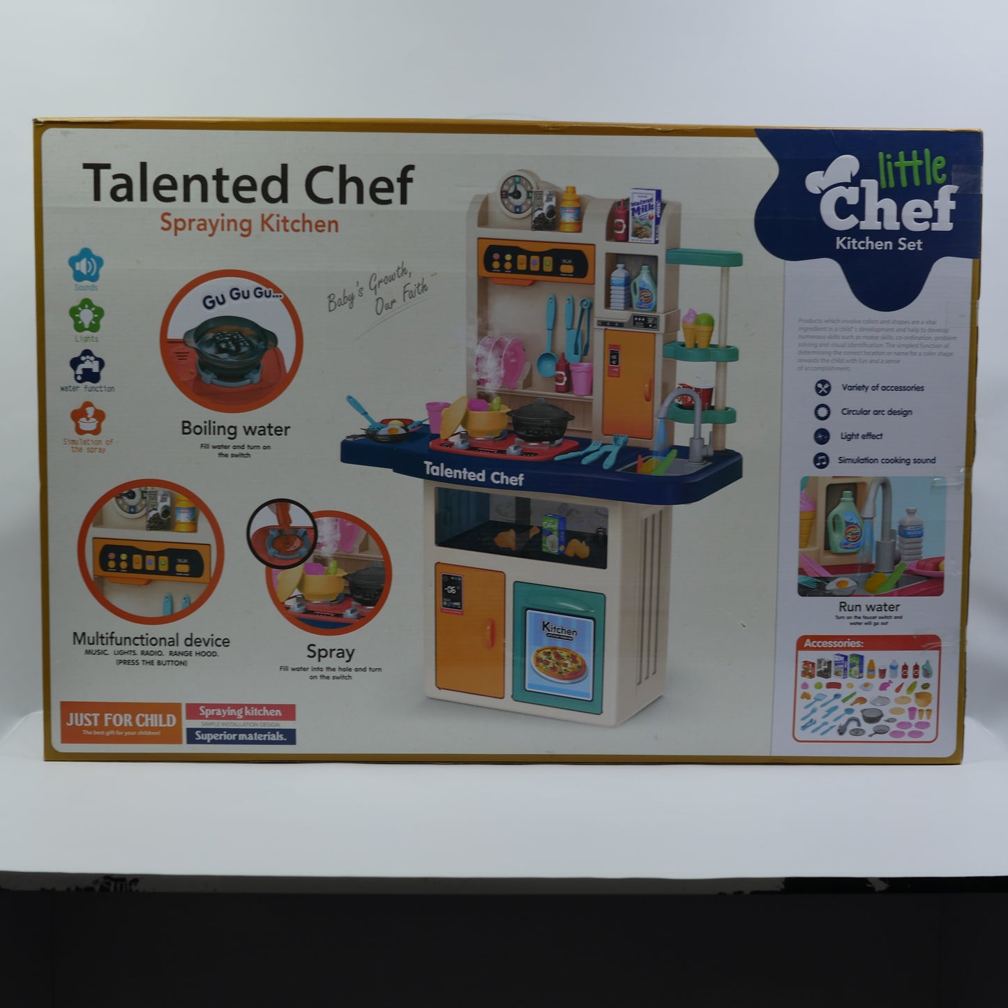 74 Piece Musical Spray Kitchen Play Set