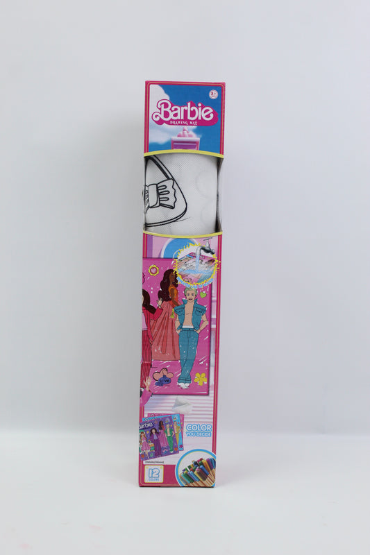 Barbie Art Drawing and Coloring Mat