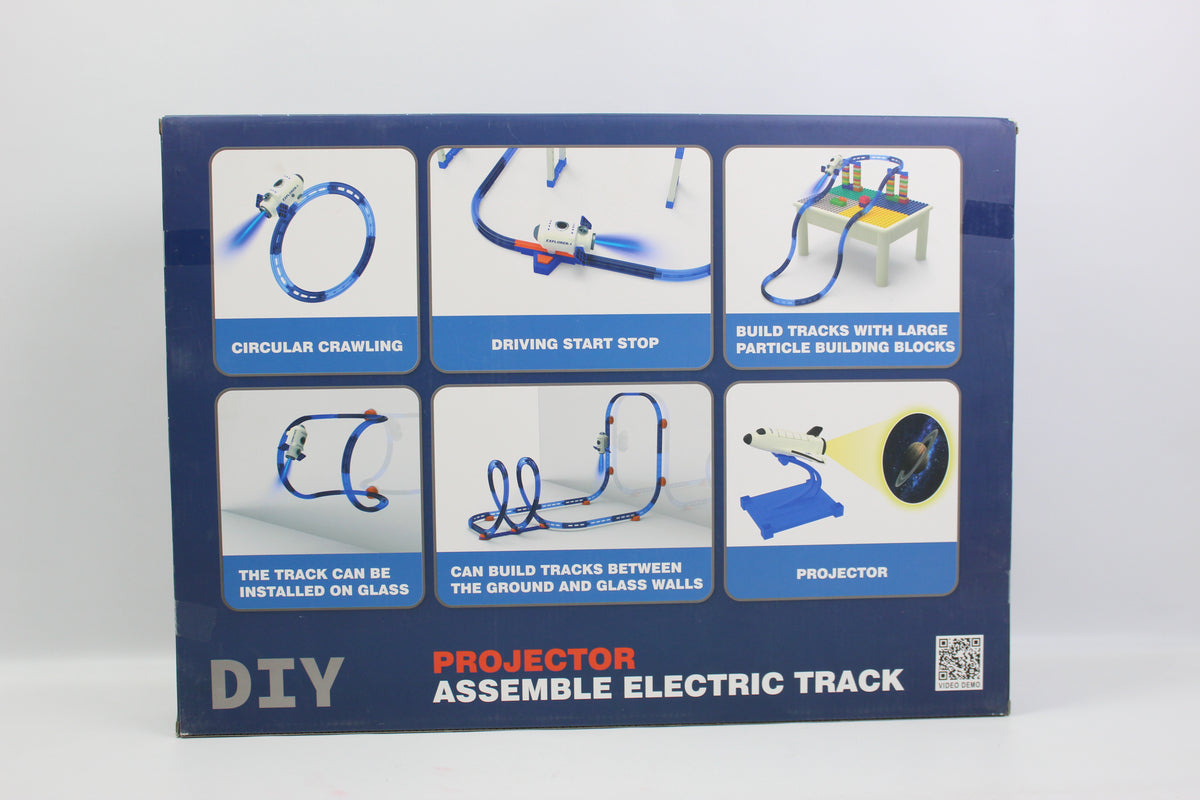 Battery Operated DIY Electric Track Set - 153 Pieces - Ages 3+