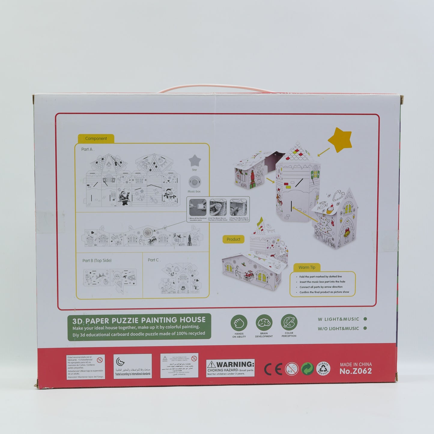 DIY Color-and-Build Doodle House Set for Kids