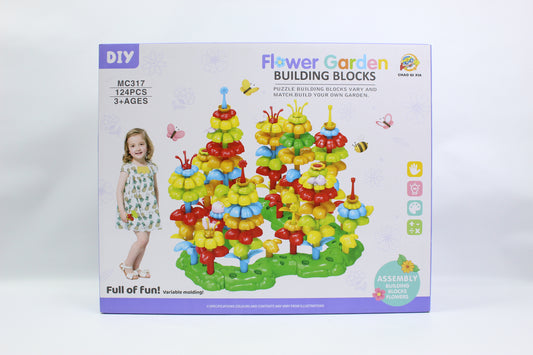 DIY Flower Garden Building Blocks Set - Ages 3+