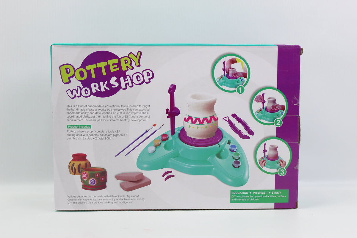 DIY Pottery Wheel Arts and Crafts Set - Ages 8+