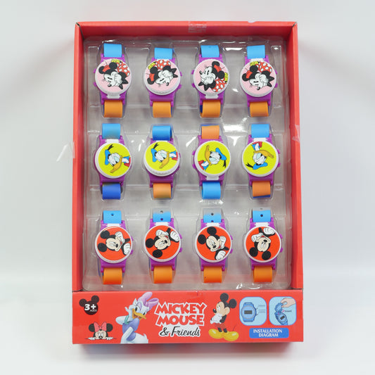 Disney Mickey and Minnie Digital Kids Watch - Assorted Design - Ages 3+