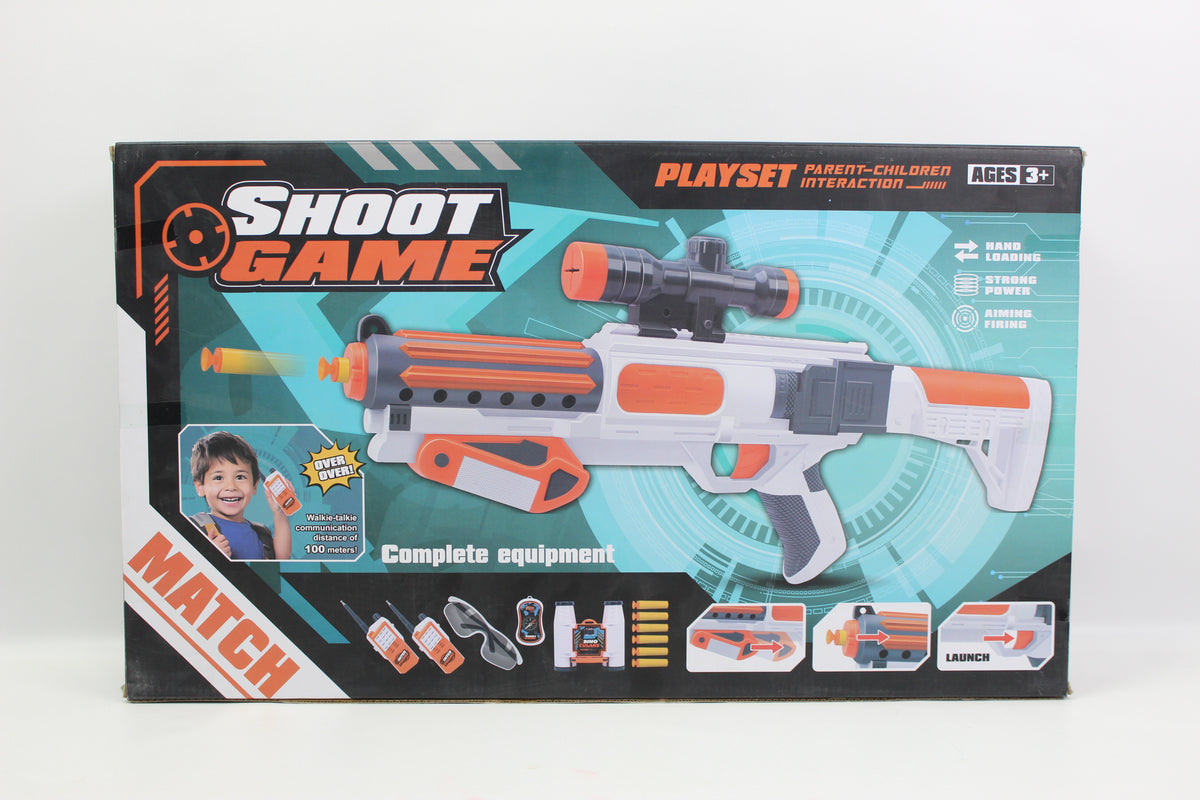 Foam Dart Blaster and Walkie Talkie Play Set