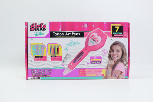 Girl's Creator Electronic Tattoo Art Pen Set - 7 Pens - Ages 5+