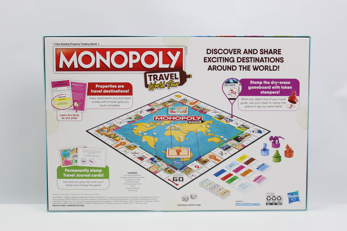 Hasbro MONOPOLY TRAVEL GAME