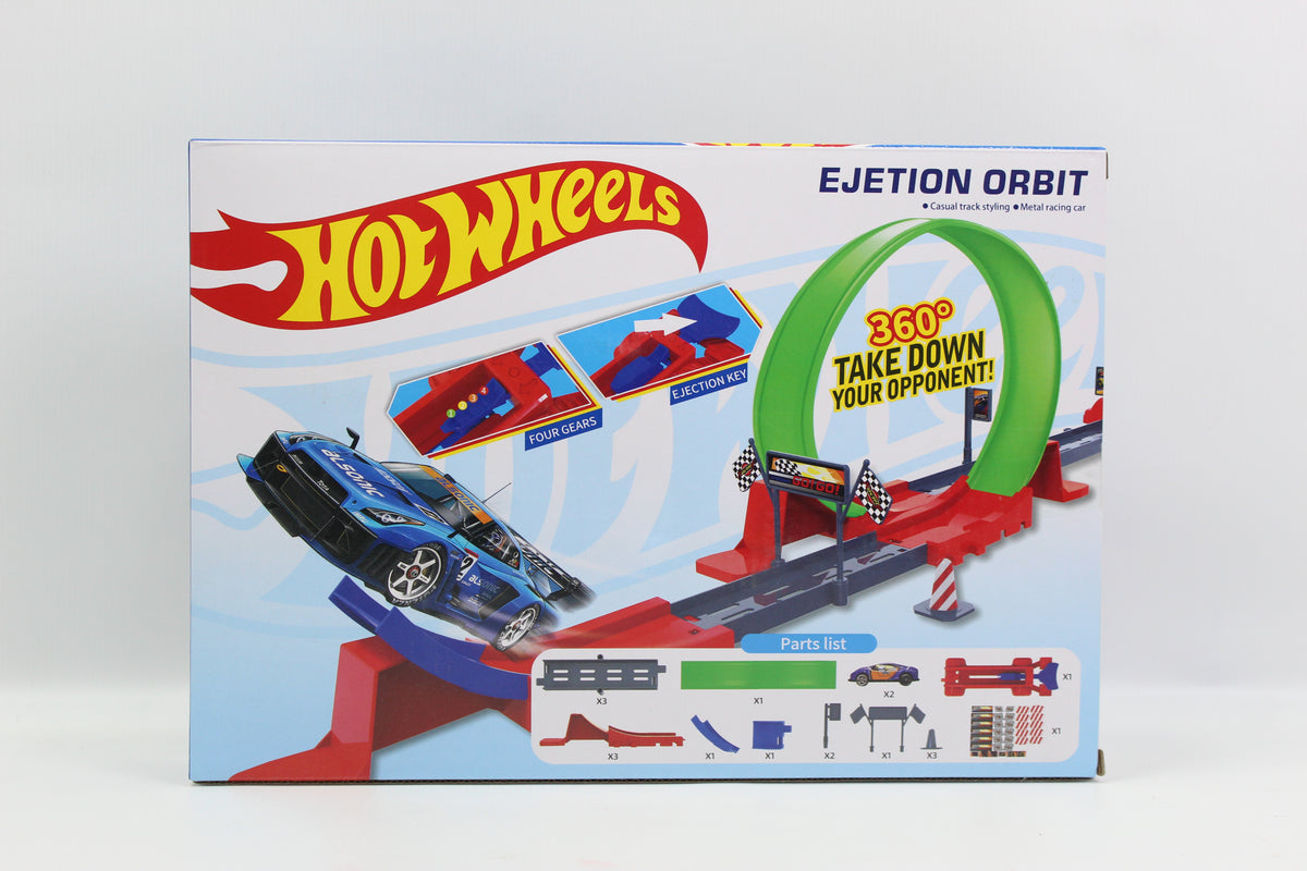 Hot Wheels Racing Track Set - 18 Pieces