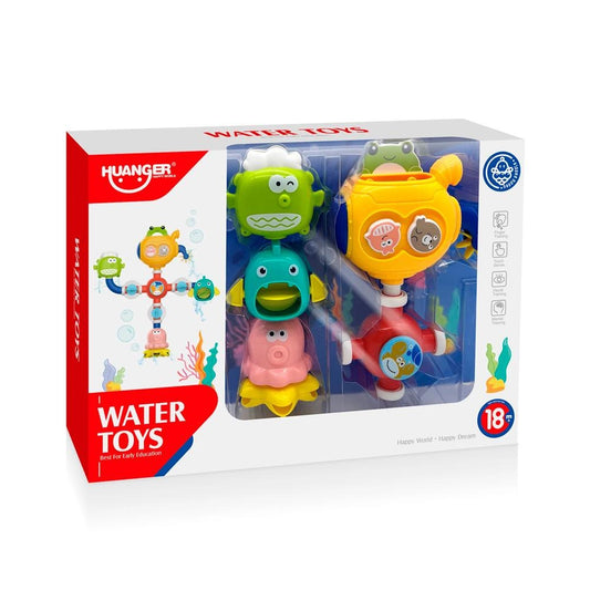 Huanger 4 Piece Baby Water Toy Set - Ages 18M+