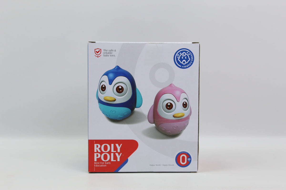 Huanger Owl Roly-Poly Tumbler - Blue - Ages 0M+