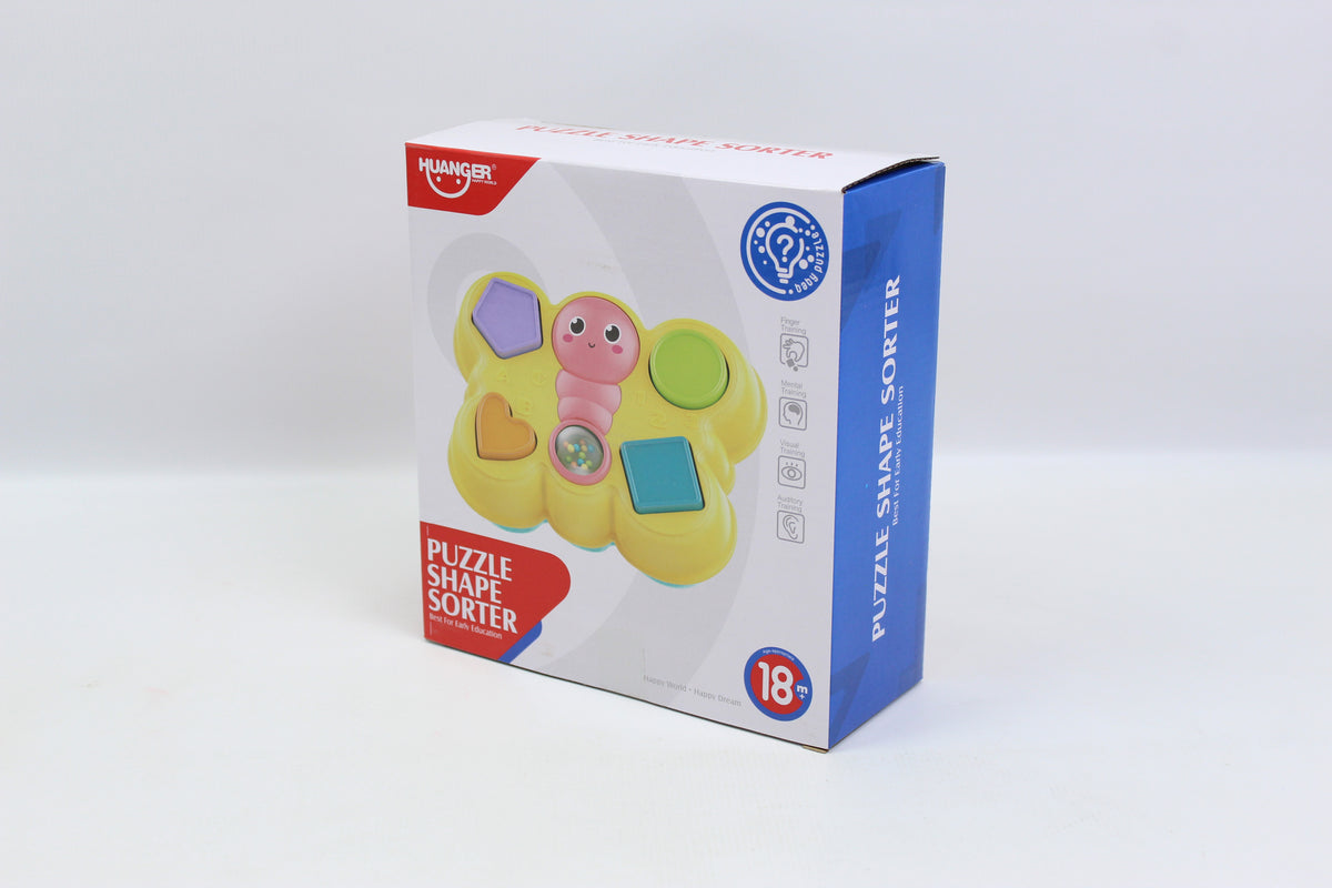 Huanger Puzzle Shape Sorter - Ages 18M+