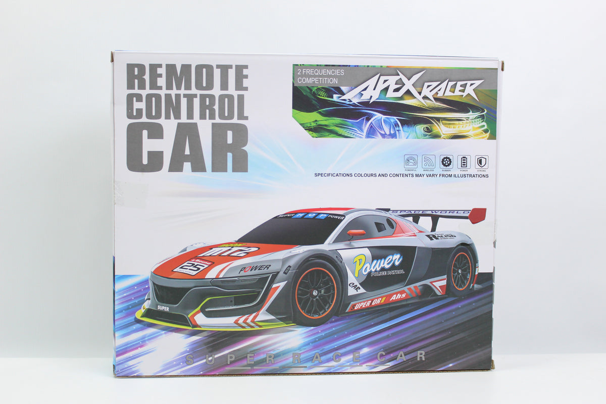 Dual Remote Control Racing Car Set with LED Lights