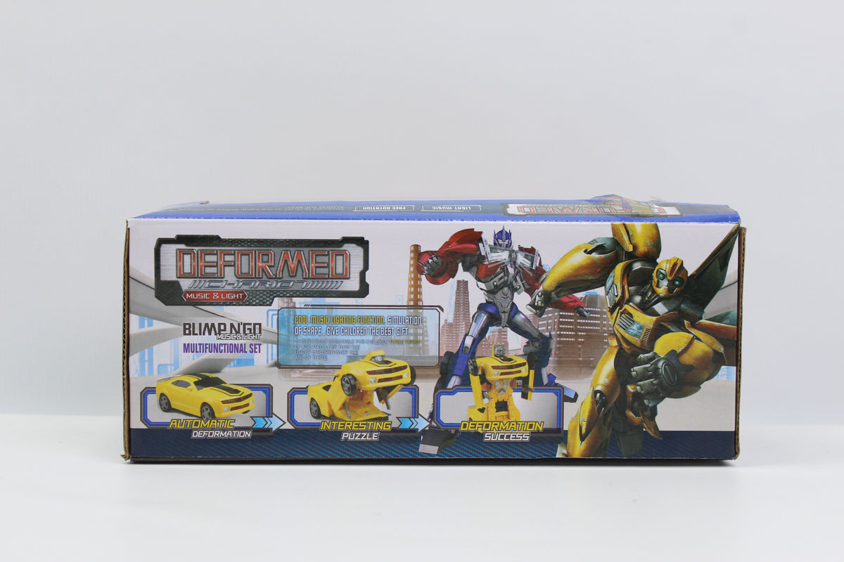Musical Transforming Robot Car with Light