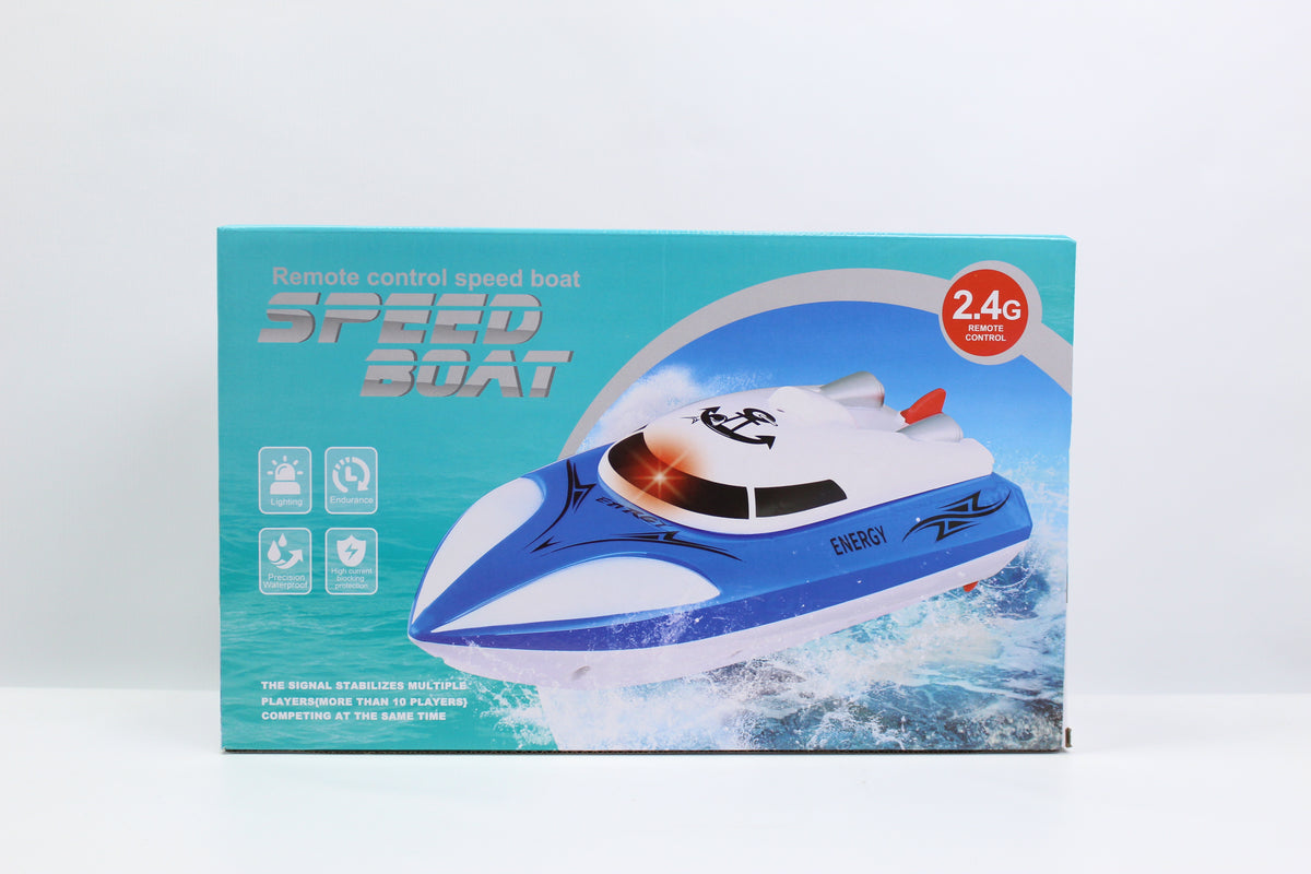 Remote Control Speed Boat 2.4G with USB Charging - Ages 14+