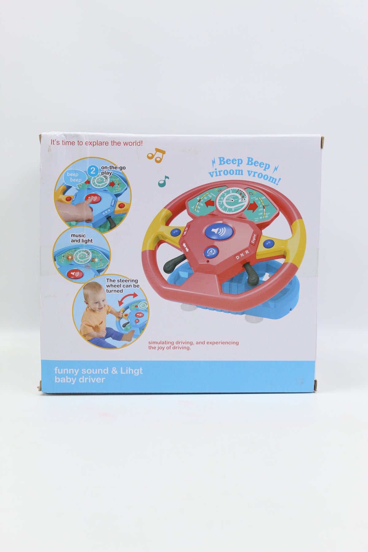Interactive Musical Toy Steering Wheel