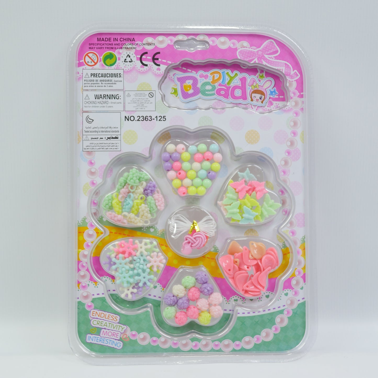 Kids Beauty Bead Activity Set - Assorted Design - for Kids