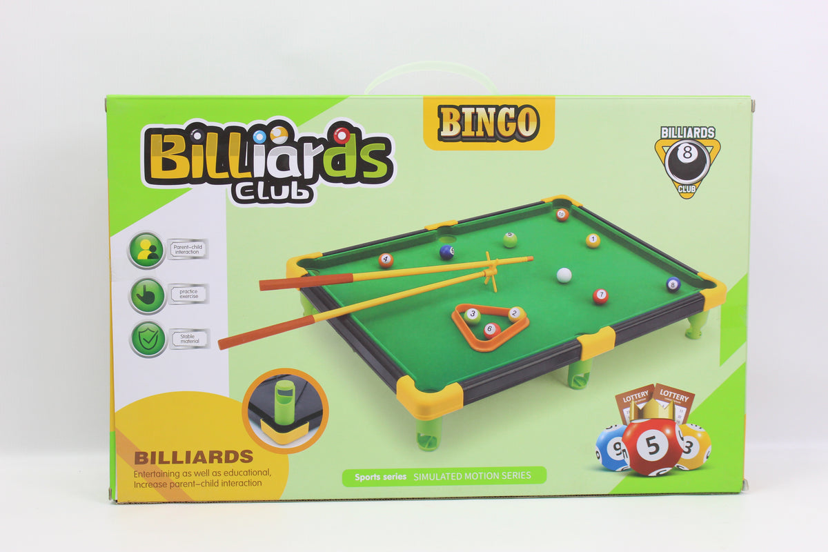Kids Tabletop Billiards and Snooker Game Set