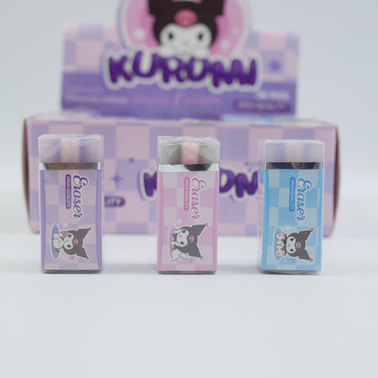 Kuromi Character Pencil Eraser - Assorted Design - for Kids