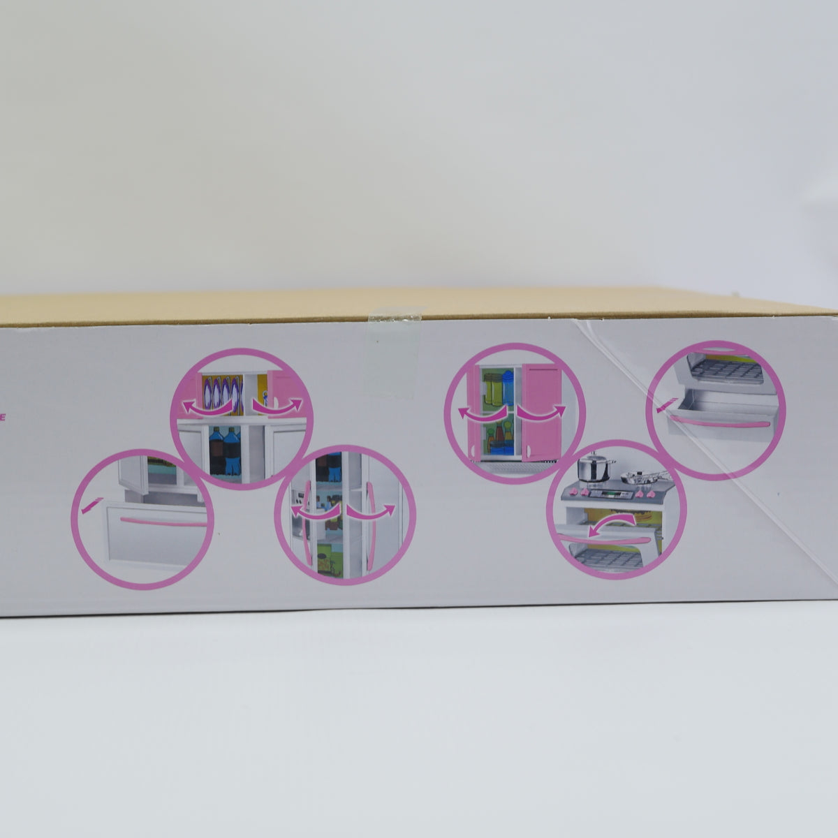 Large Modern Kitchen Playset - Pink - Ages 3+