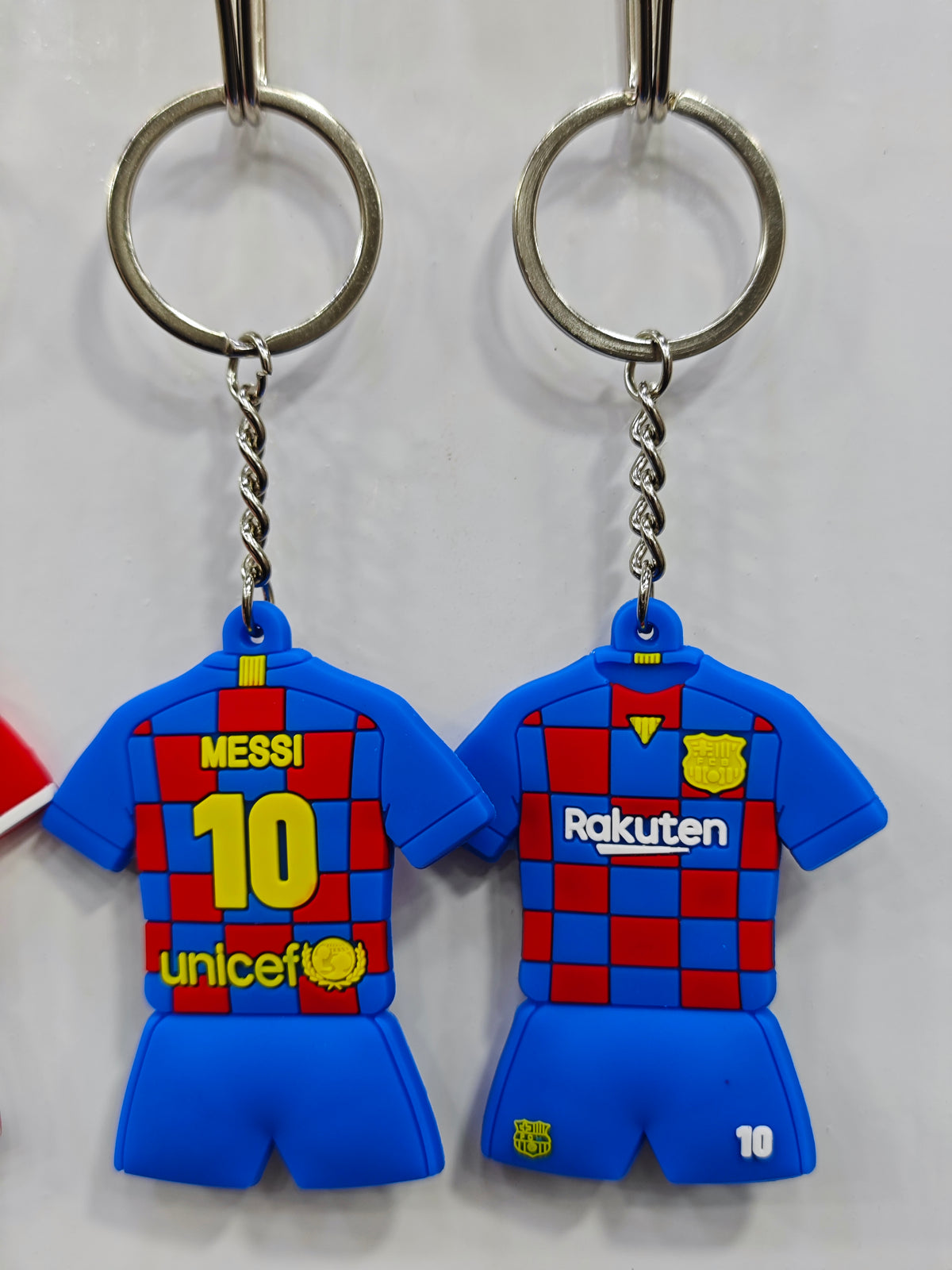 Football Player Jersey Keychain Set – Choose Any 2
