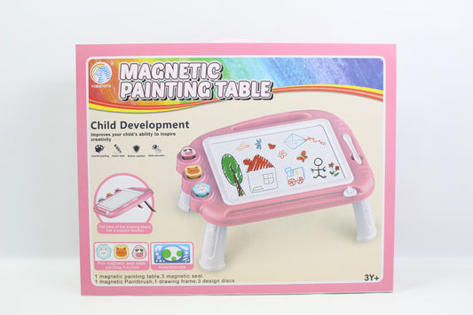 Magnetic Painting and Drawing Table for Kids - Ages 3+