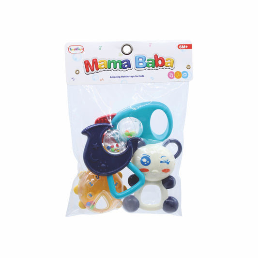MamaBaba 4 Piece Baby Rattle Set | Toys & Toys