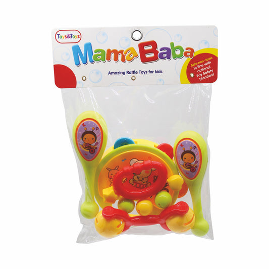MamaBaba 5 Piece Baby Rattle Set | Toys & Toys