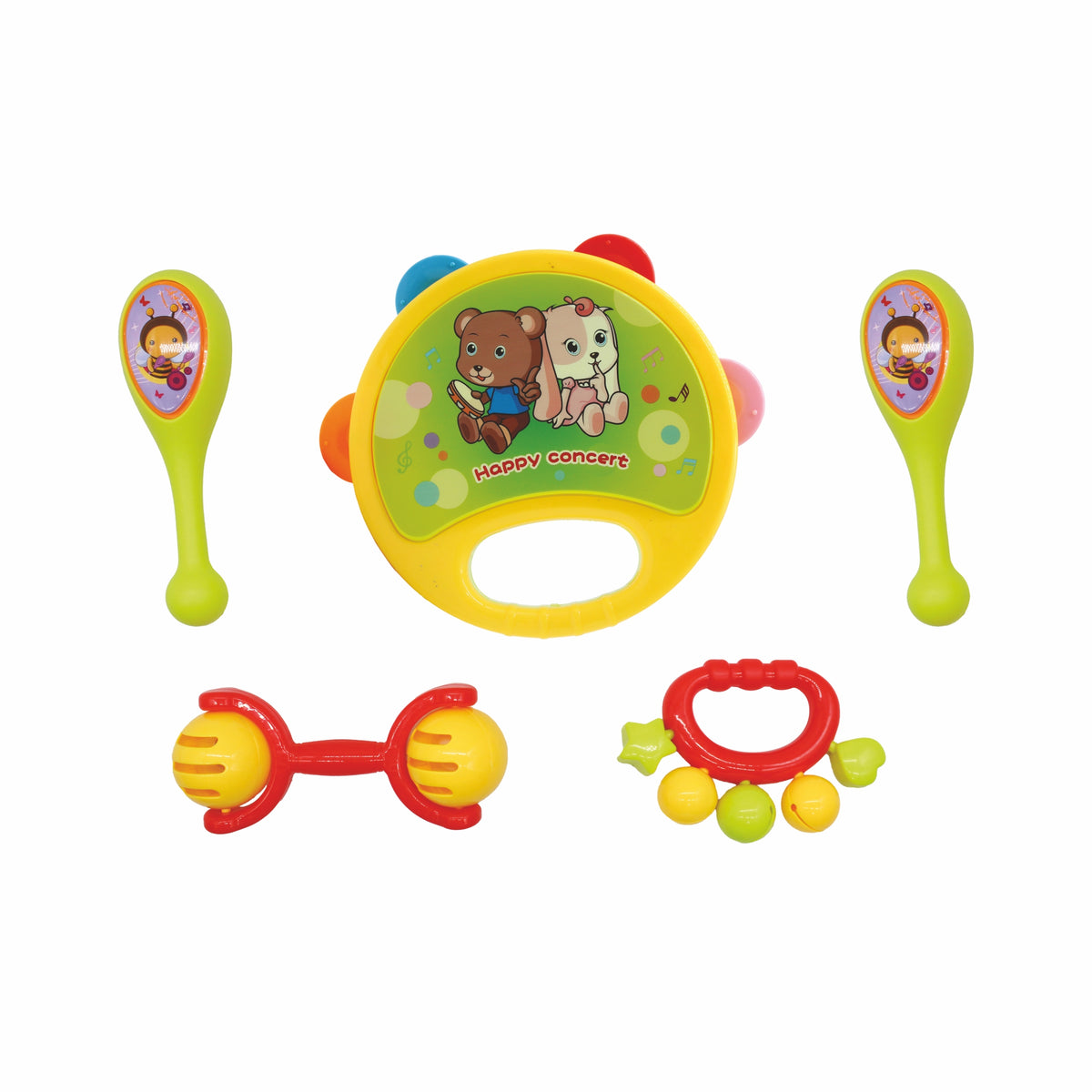 MamaBaba 5 Piece Baby Rattle Set | Toys & Toys