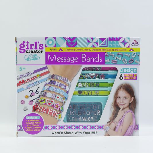 Message Band Bracelet Design Set for Kids
