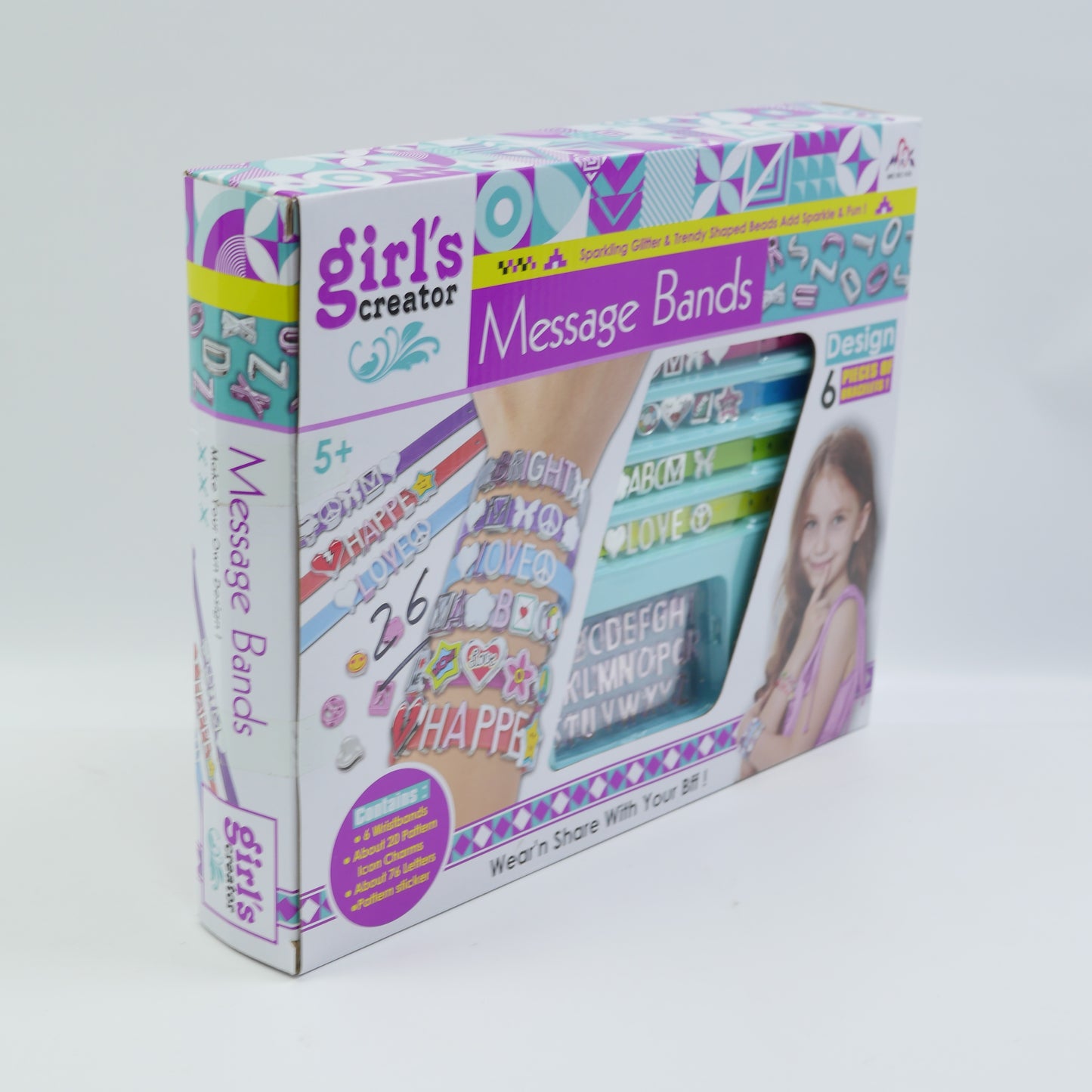 Message Band Bracelet Design Set for Kids