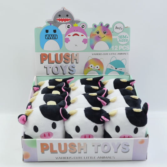 Mini Plush Cow Toy - Ages 18M+