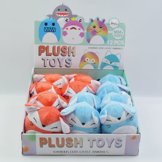 Mini Animal Plush Toy - Assorted Colors - Ages 18M+