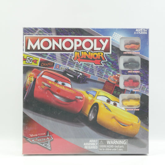 Monopoly Junior Disney Pixar Cars Board Game for Kids