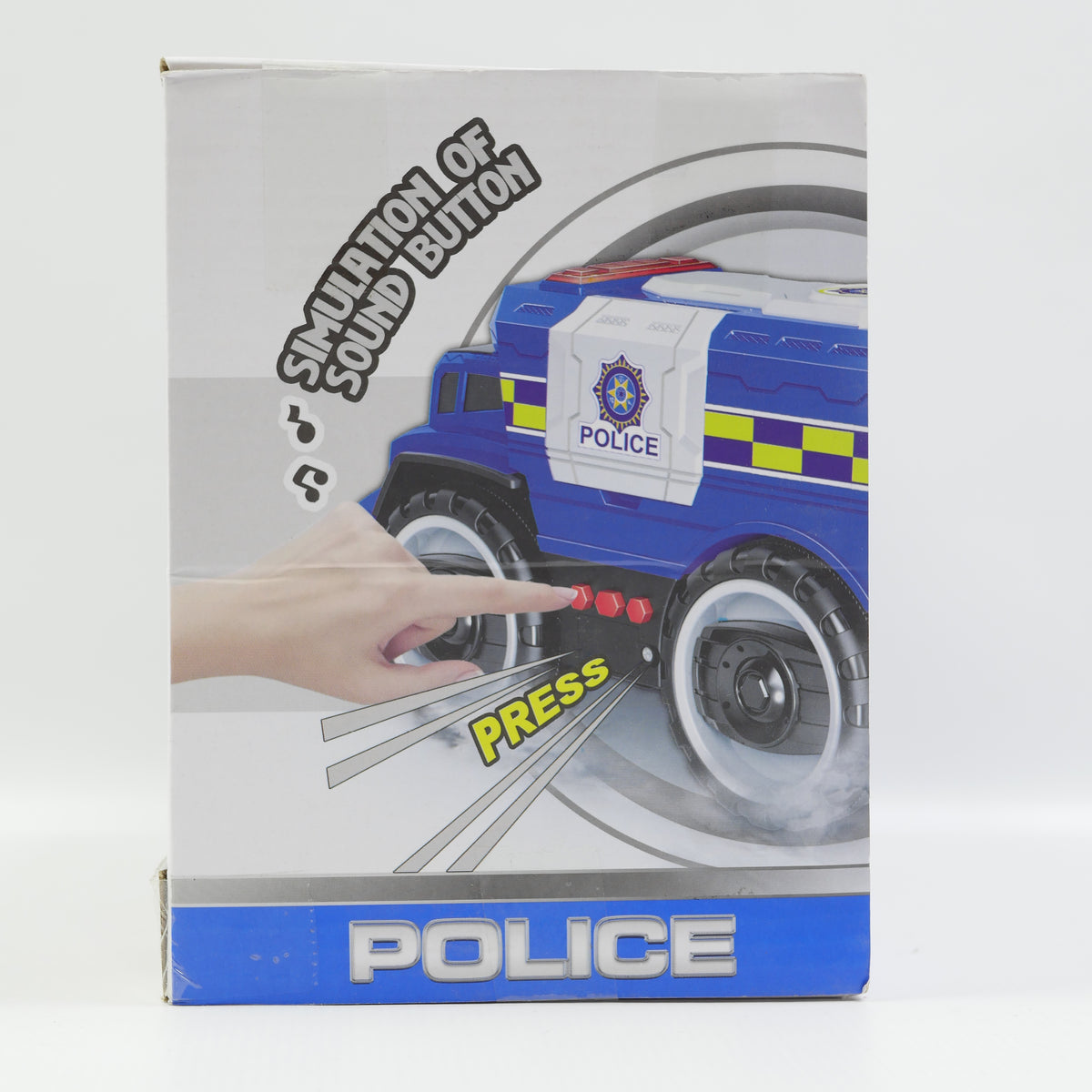 Musical Police Truck with Light & Sound for Kids