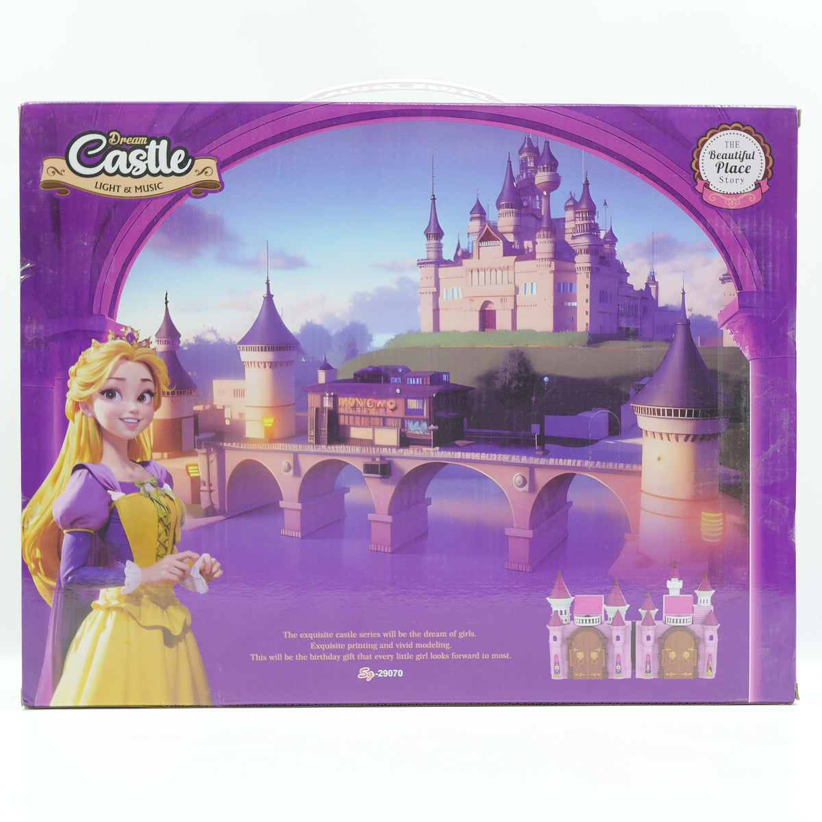 Musical Princess Castle Playset with Cart - Ages 3+