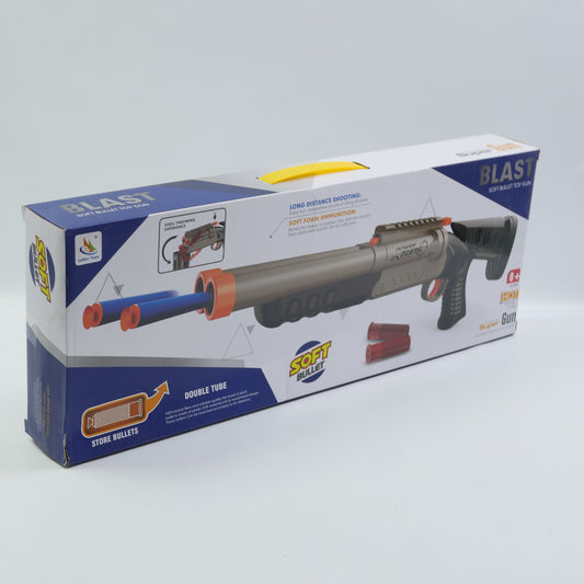 Pump-Action Soft Bullet Blaster - Ages 8+