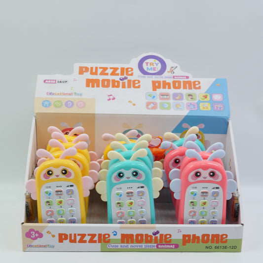 Puzzle Musical Mobile Phone - Assorted Designs - Ages 3+