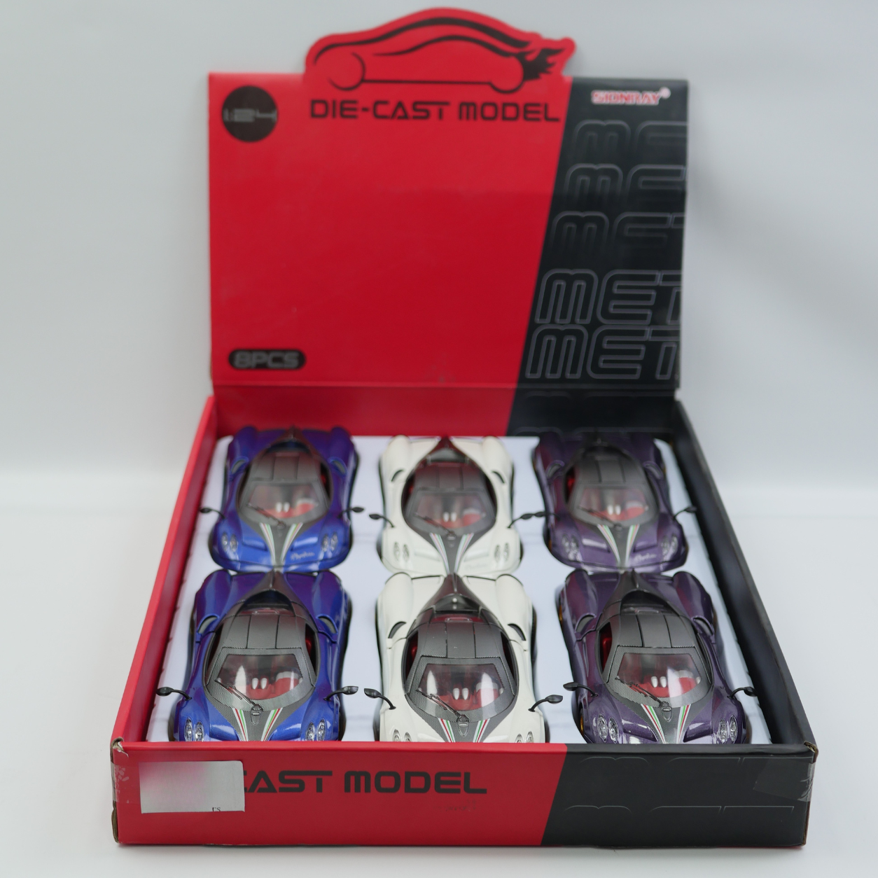 1:24 Musical Pagani Die-Cast Model Car - Assorted Color