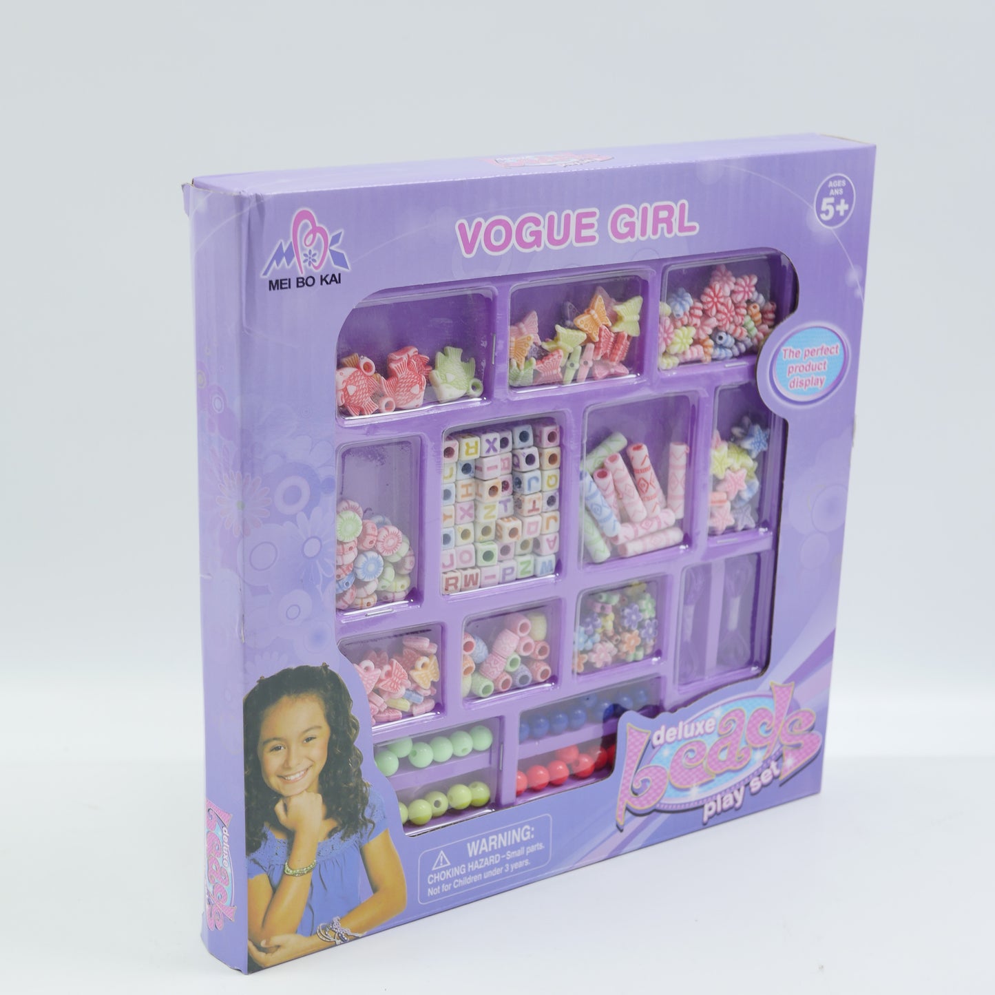 Vogue Girl Bead Jewelry Play Set for Kids