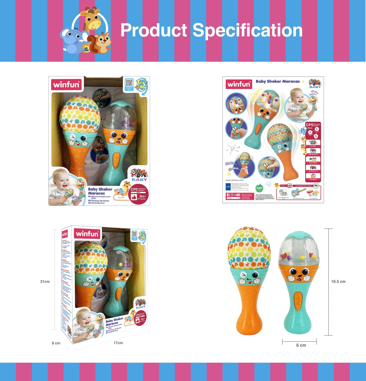 WinFun Baby Shaker Maracas