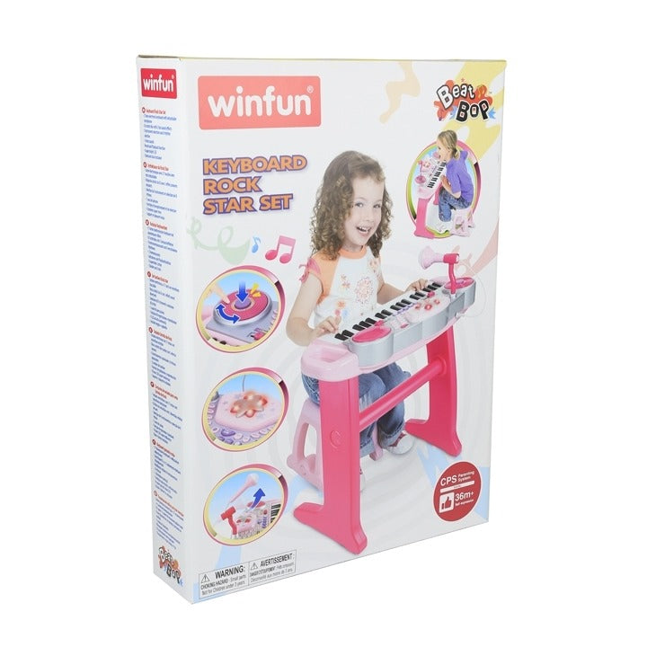 WinFun Keyboard Rockstar - Pink