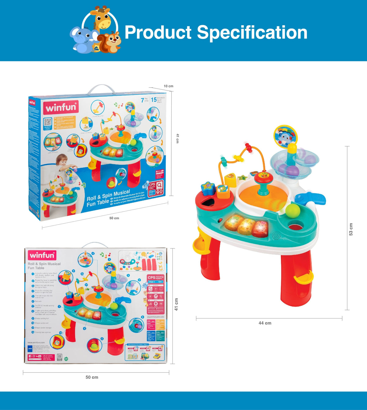 WinFun Roll 'n Spin Fun Table