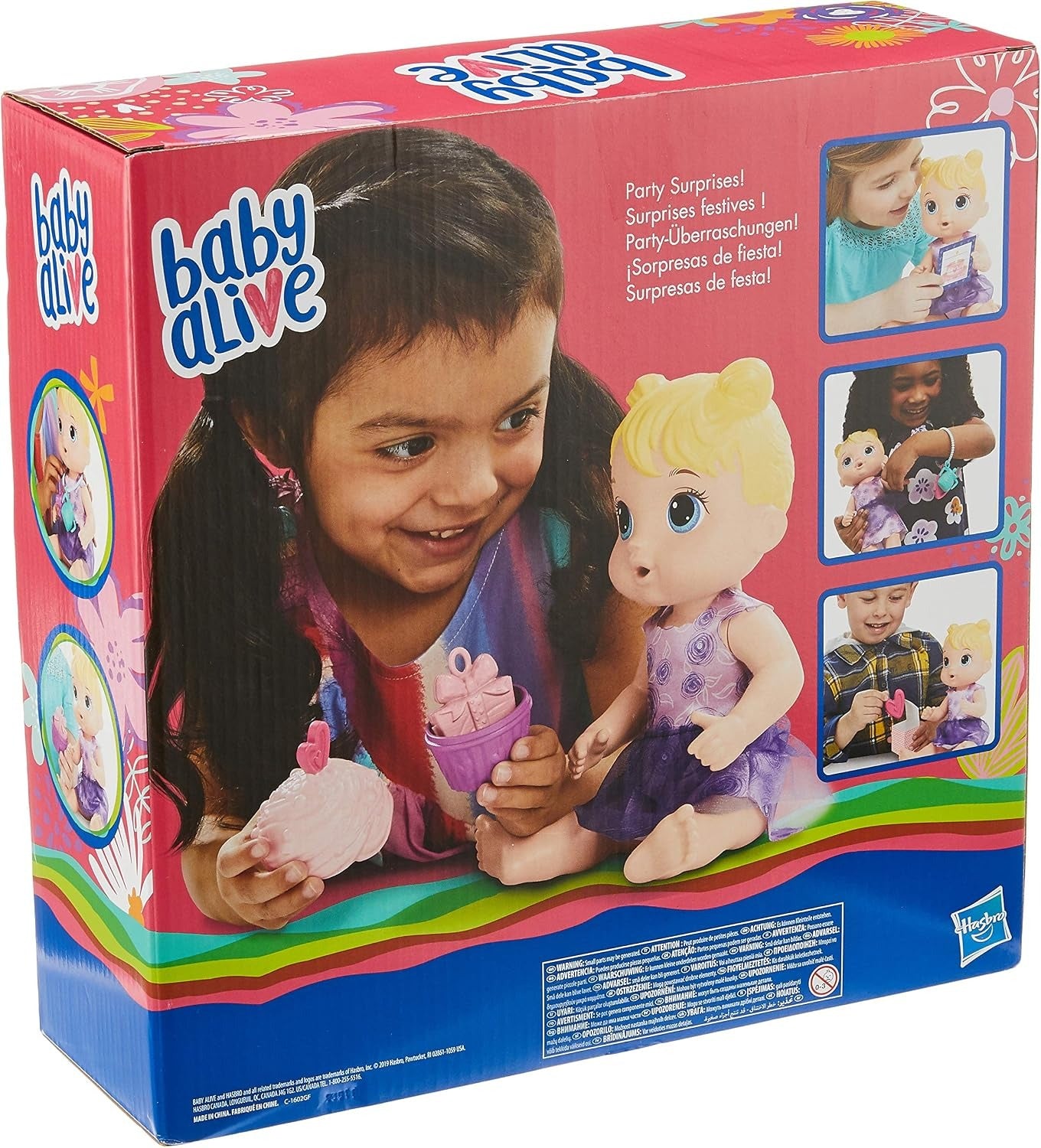 Baby Alive Party Presents Baby Doll - Blonde Hair